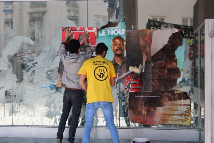 A Lyon, un activiste anti-pub placé en garde à vue 