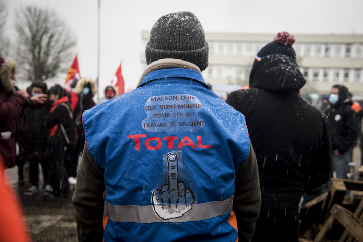 À la raffinerie de Grandpuits, «<small class="fine d-inline"> </small>Total justifie la casse sociale par la transition écologique<small class="fine d-inline"> </small>»