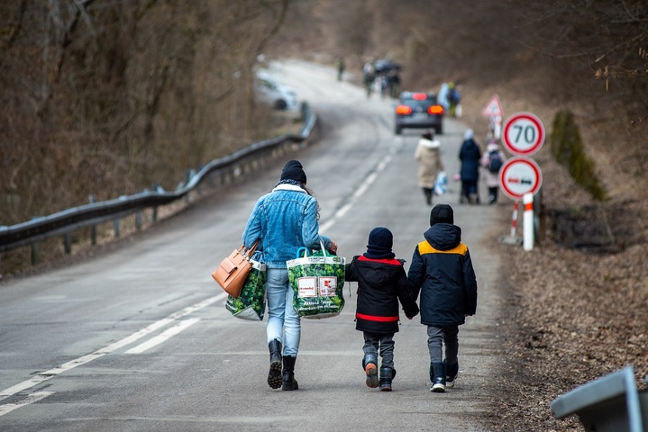 Guerre : à l'ouest de l'Ukraine, l'accueil des réfugiés s'organise