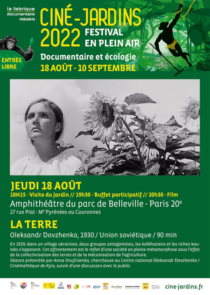 Projection de «<small class="fine d-inline"> </small>La Terre<small class="fine d-inline"> </small>» au festival Ciné-Jardins
