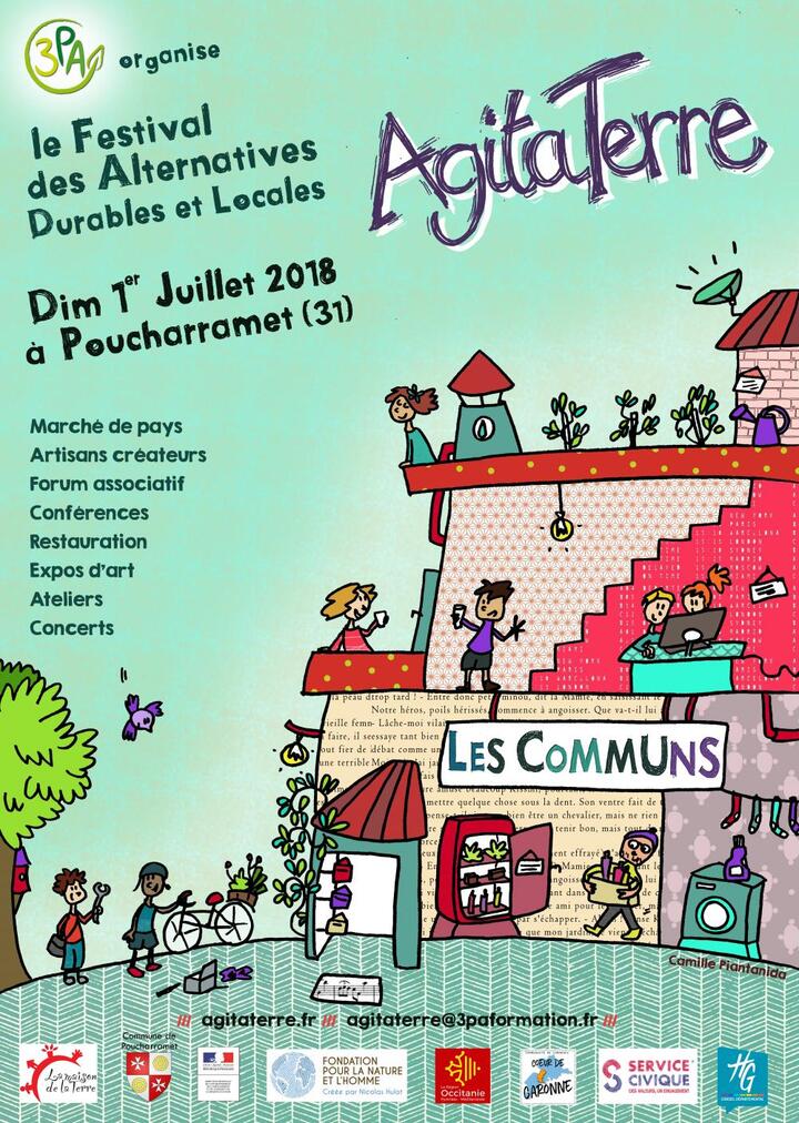 Festival AgitaTerre : Alternatives durables, locales et citoyennes, à Poucharramet (Haute-Garonne)