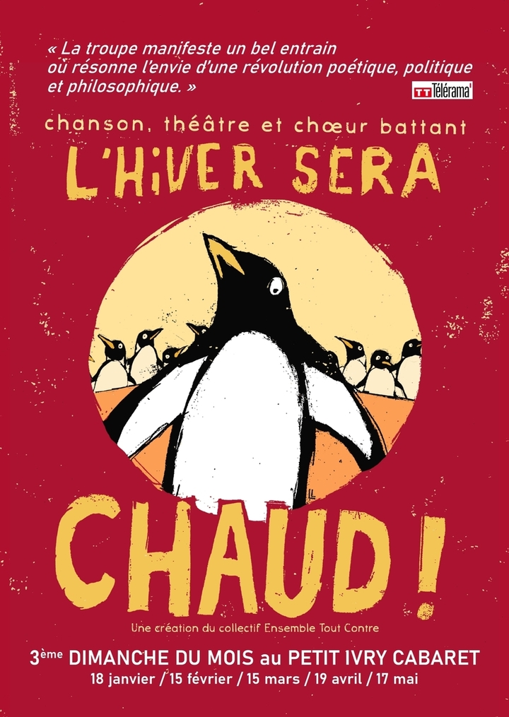 «<small class="fine d-inline"> </small>L'hiver sera chaud<small class="fine d-inline"> </small>», spectacle à Ivry-sur-Seine (Val-de-Marne)