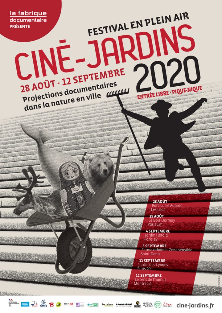 Ciné-Jardins 2020, à Paris, à Montreuil et aux Lilas
