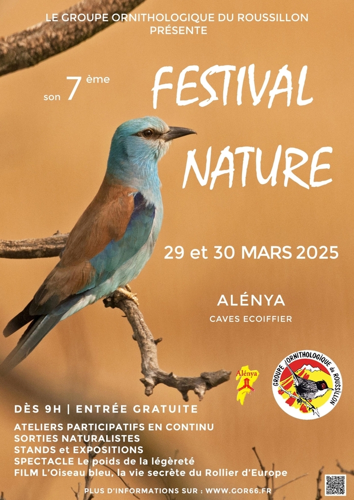 «<small class="fine d-inline"> </small>7<sup class="typo_exposants">e</sup> Festival Nature<small class="fine d-inline"> </small>», à Alénya (Pyrénées-Orientales)