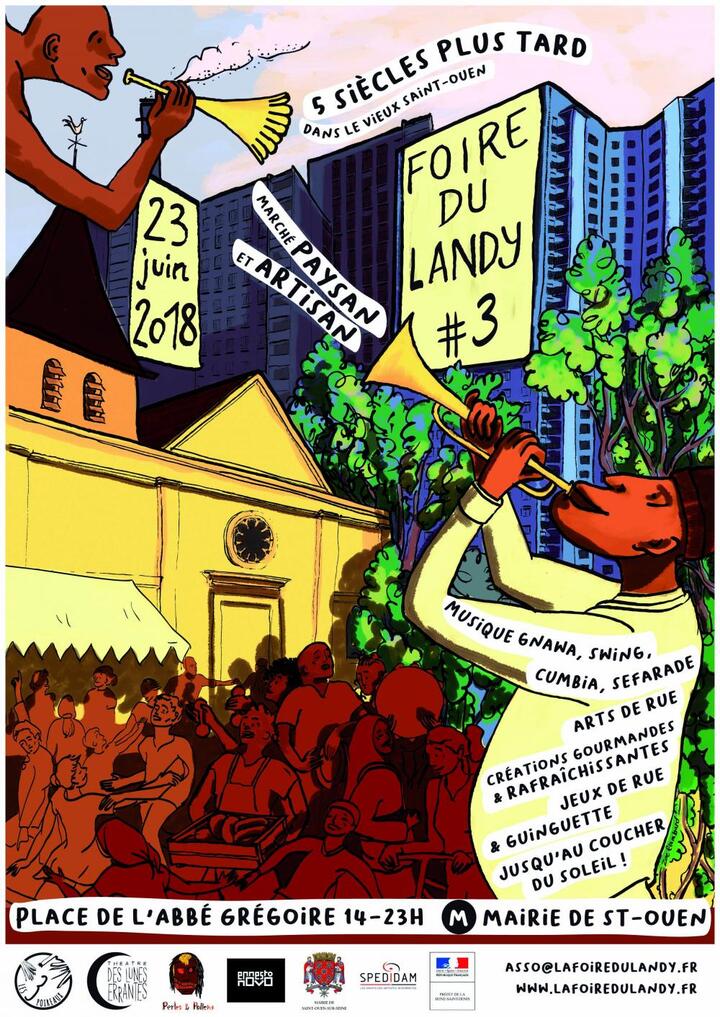 La Foire du Landy, à Saint-Ouen (Seine-Saint-Denis)