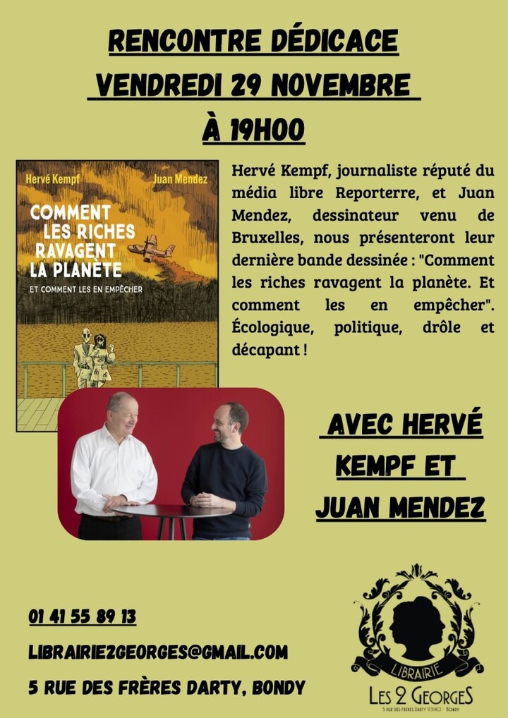 «<small class="fine d-inline"> </small>Comment les riches ravagent la planète<small class="fine d-inline"> </small>», à Bondy (93)