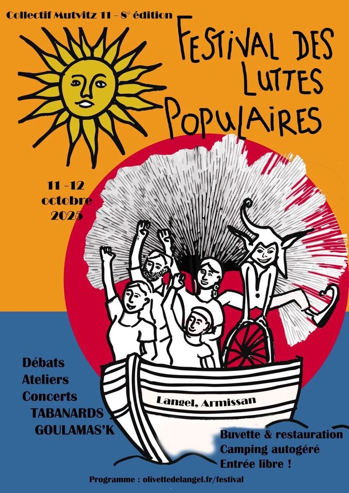 «<small class="fine d-inline"> </small>Festival des luttes populaires<small class="fine d-inline"> </small>», à Armissan (Aude)