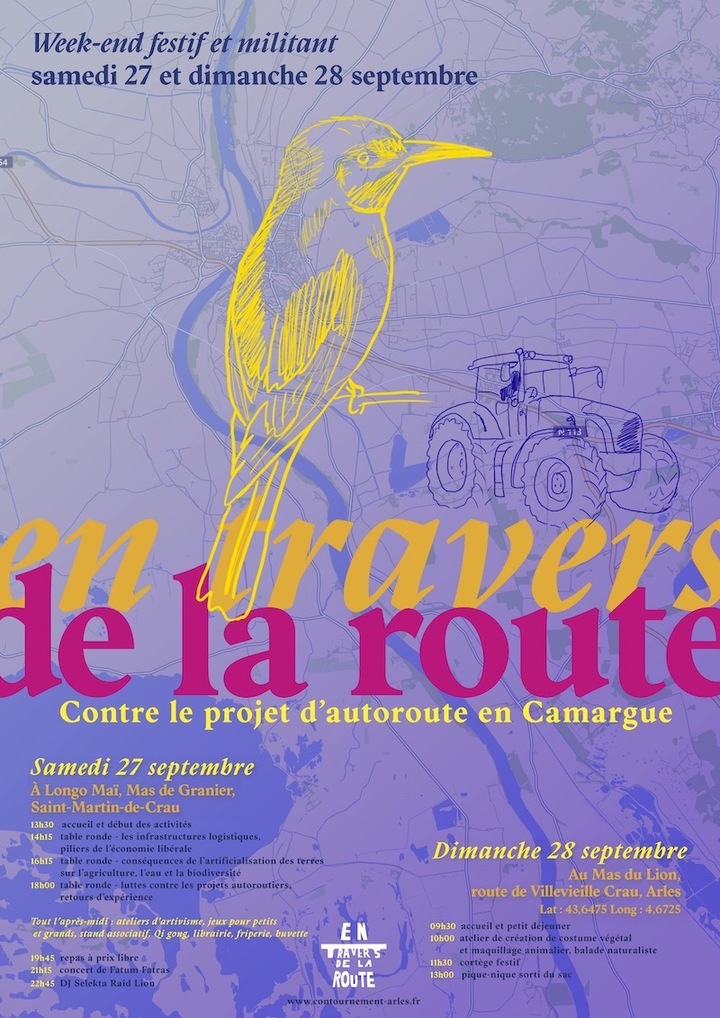 «<small class="fine d-inline"> </small>En travers de la route<small class="fine d-inline"> </small>», weekend festif et militant, à Arles (Bouches-du-Rhône)