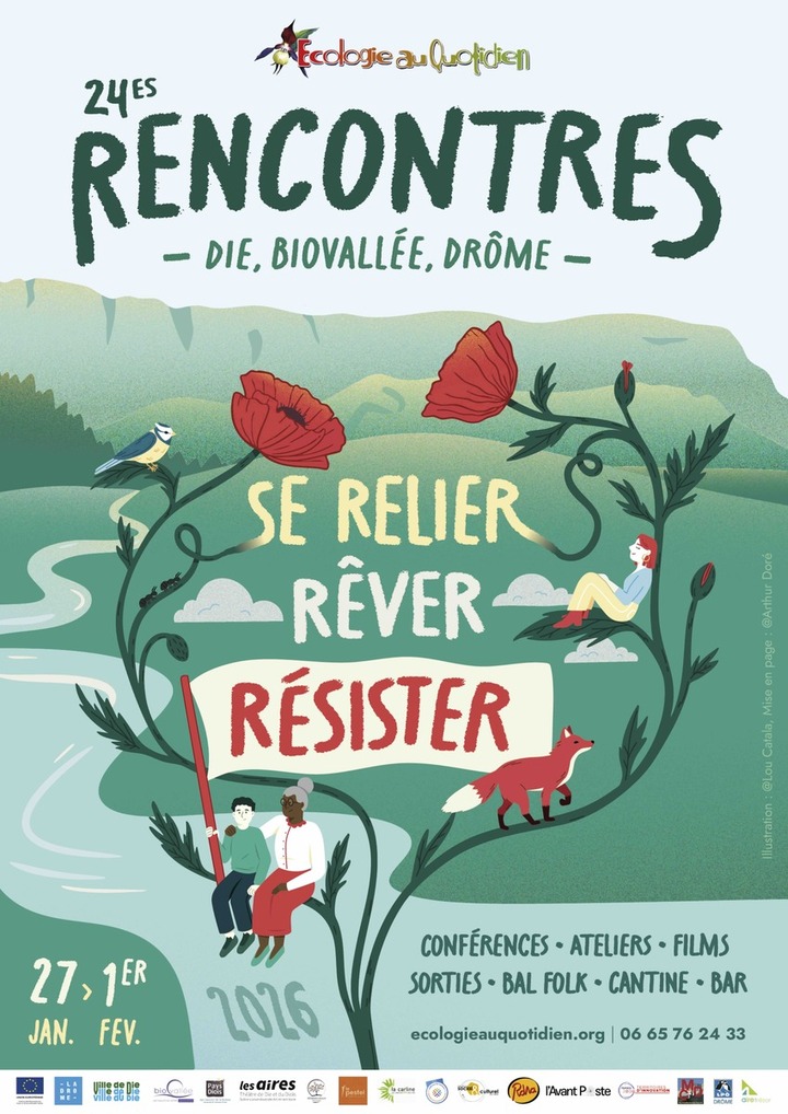 «<small class="fine d-inline"> </small>24<sup class="typo_exposants">es</sup> Rencontres de Die et de la Biovallée<small class="fine d-inline"> </small>», dans la Drôme