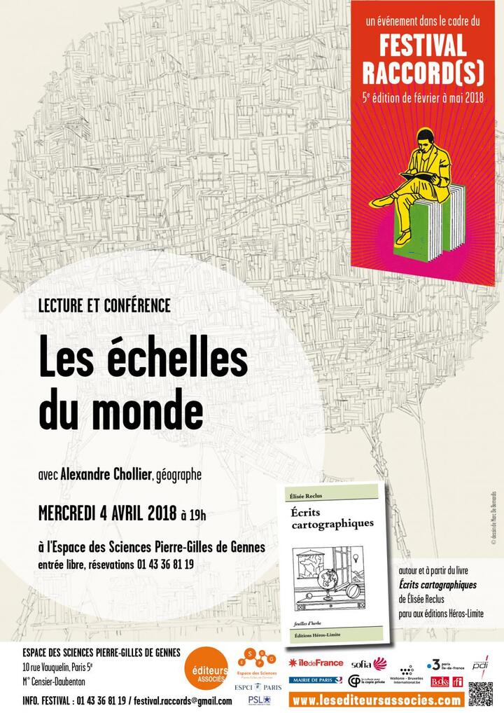 Conférence-lecture «<small class="fine d-inline"> </small>Les échelles du monde<small class="fine d-inline"> </small>», à Paris
