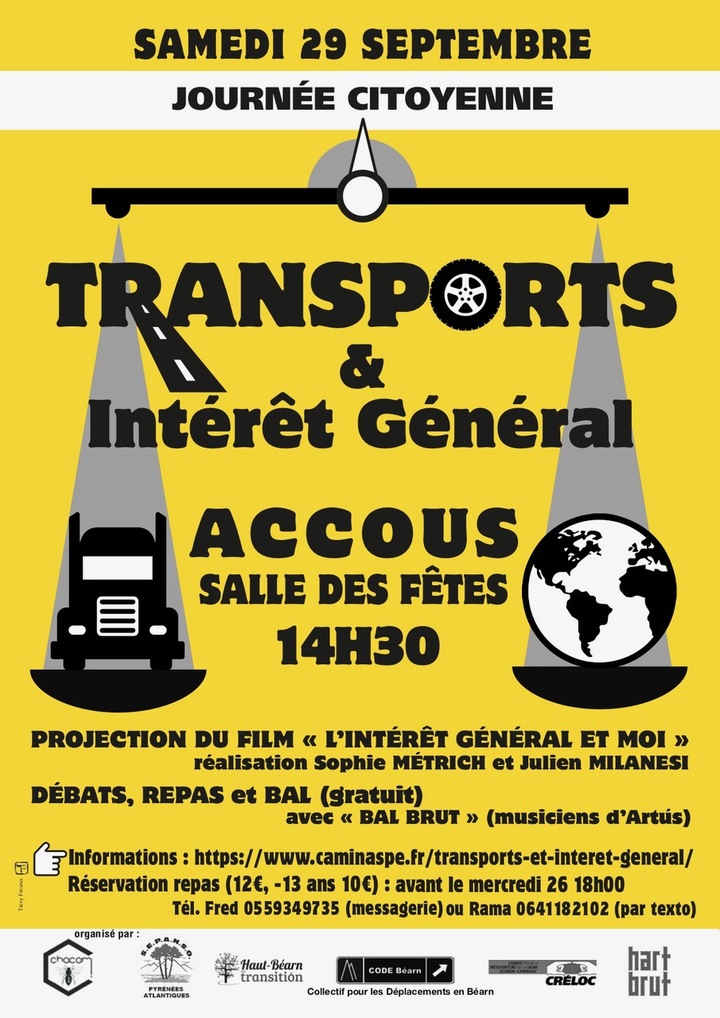 Journée citoyennes Transports et Intérêt général, à Accous (Pyrénées-Atlantiques)