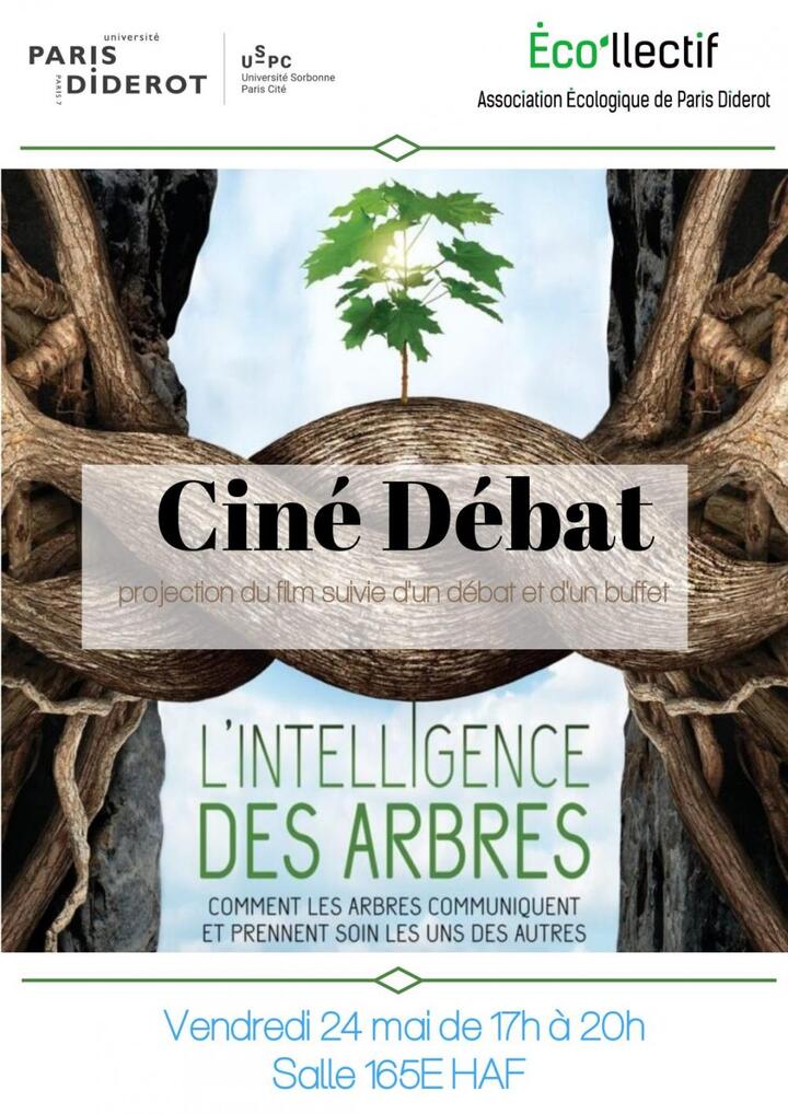 Ciné-débat «<small class="fine d-inline"> </small>L'Intelligence des arbres<small class="fine d-inline"> </small>», à Paris