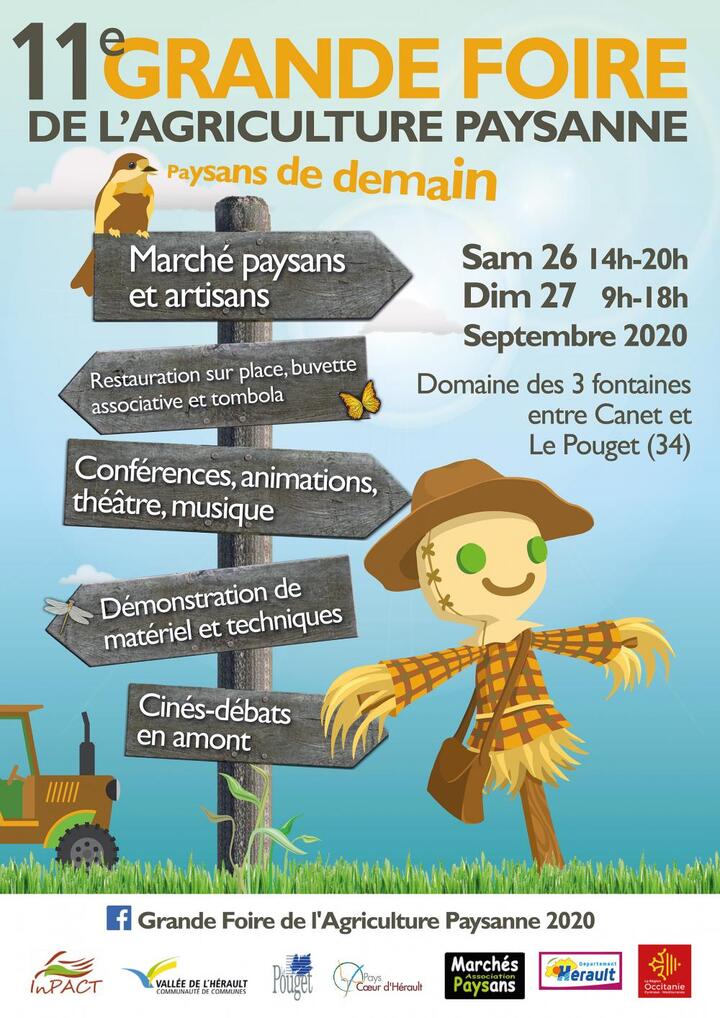 La Grande foire de l'agriculture paysanne, au Pouget (Hérault)