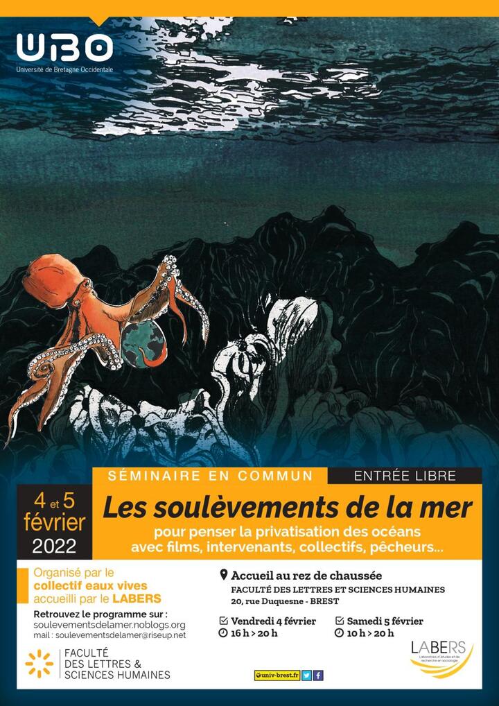 Les Soulèvements de la mer, à Brest (Finistère)