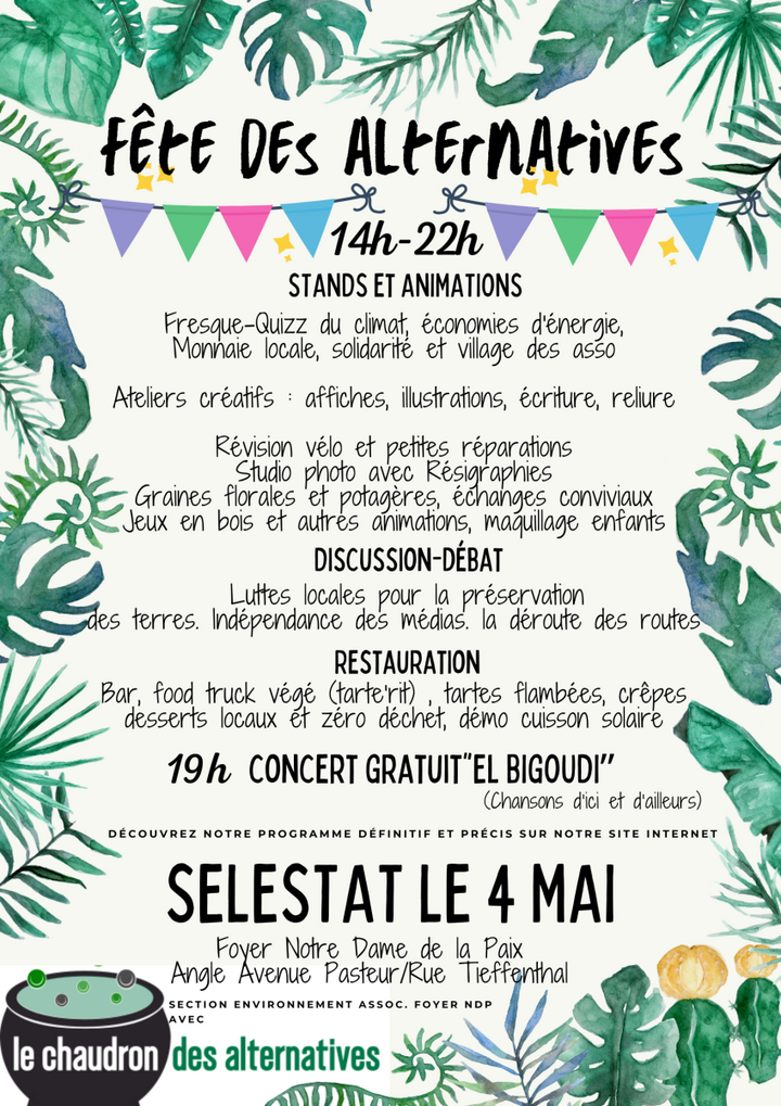 La Fête des alternatives 2024, à Sélestat (Bas-Rhin)
