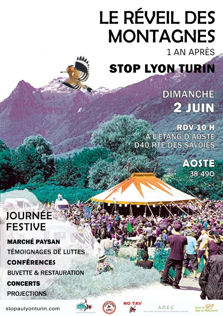 Le réveil des montagnes, à Aoste (Isère)