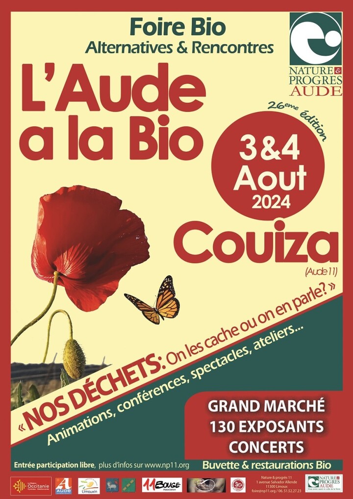 Aude à la bio : spectacles et grand marché bio (Aude)