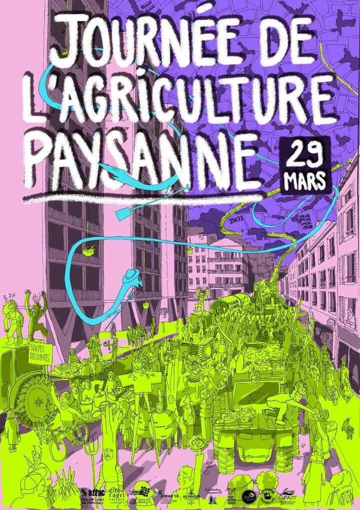 «<small class="fine d-inline"> </small>Journée de l'agriculture paysanne<small class="fine d-inline"> </small>», à Marseille (Bouches-du-Rhône)