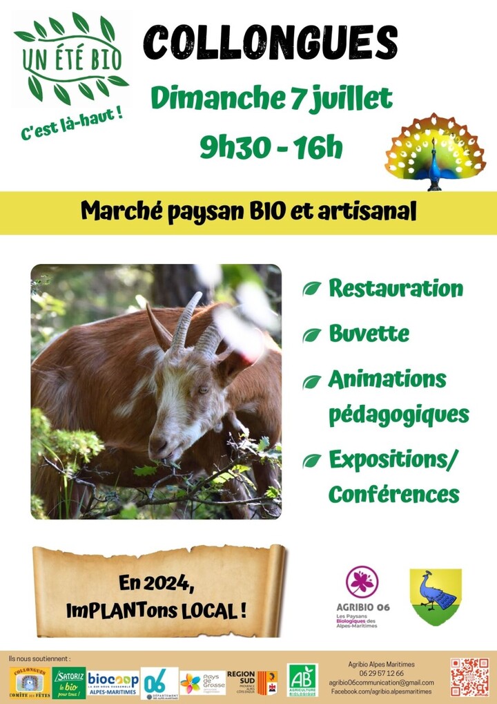 Un été bio, c'est là-haut, à Collongues (Alpes-Maritimes)
