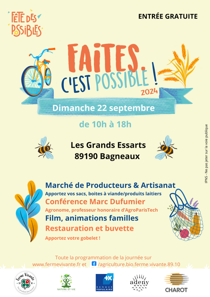Fête des possibles, faites c'est possible<small class="fine d-inline"> </small>! à Bagneaux (Yonne)