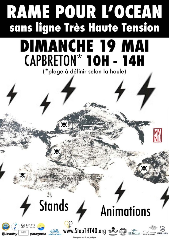 Rame pour l'océan sans ligne <span class="caps">THT</span>, à Capbreton (Landes)