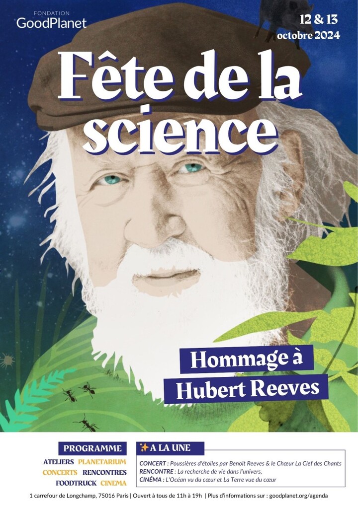 Fête de la science et hommage à Hubert Reeves, à Paris
