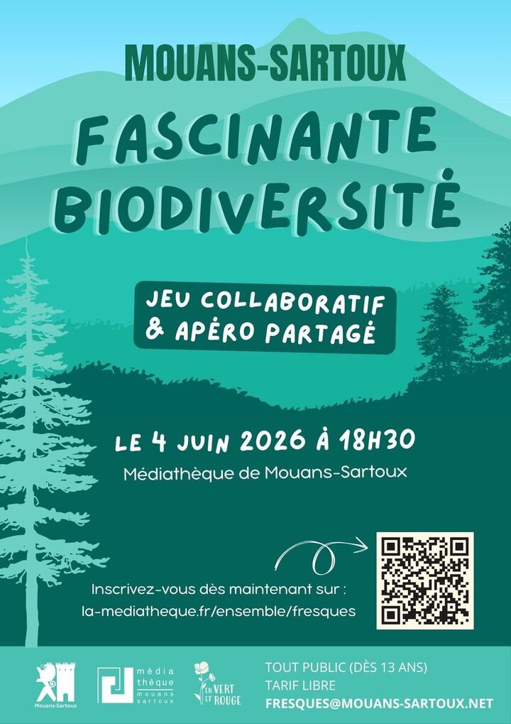 «<small class="fine d-inline"> </small>Fascinante biodiversité<small class="fine d-inline"> </small>», atelier à Mouans-Sartoux (Alpes-Maritimes)