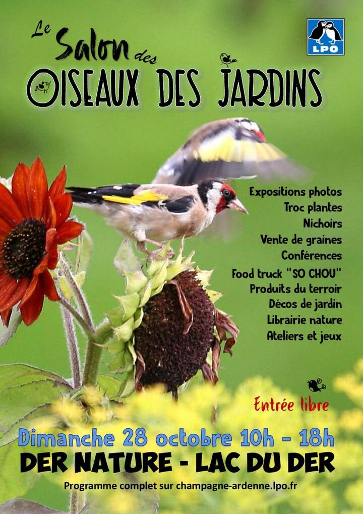 Salon des Oiseaux des jardins, lac du Der-Chantecoq (Marne/Haute-Marne)
