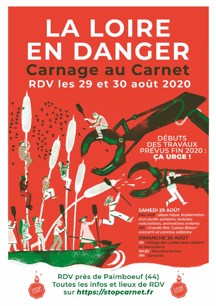 Résistance festive contre le carnage au Carnet (Loire-Atlantique)