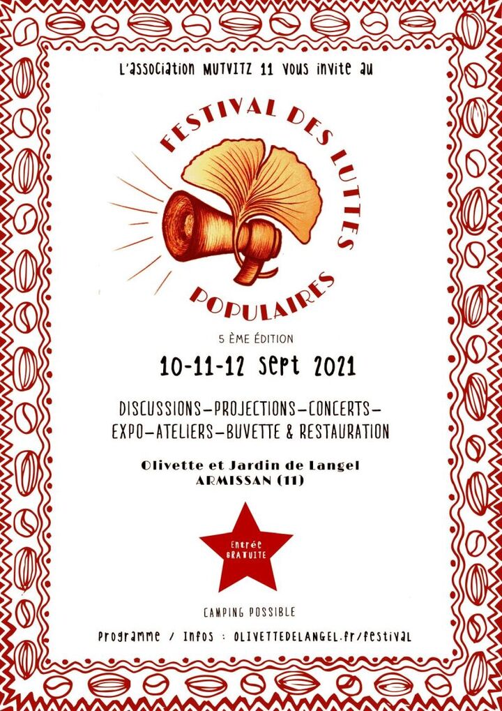 Festival des luttes populaires, à Armissan (Aude)