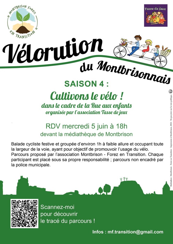 Vélorution du Montbrisonnais - cultivons le vélo<small class="fine d-inline"> </small>! (Loire)