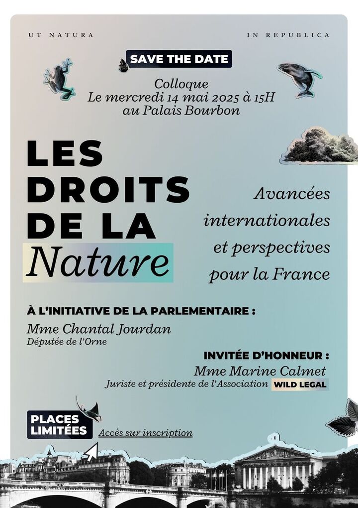«<small class="fine d-inline"> </small>Les droits de la nature : avancées internationales et perspectives pour la France<small class="fine d-inline"> </small>», à Paris