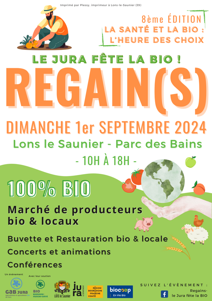 Regain(s) : Le Jura fête la bio, à Lons-le-Saunier