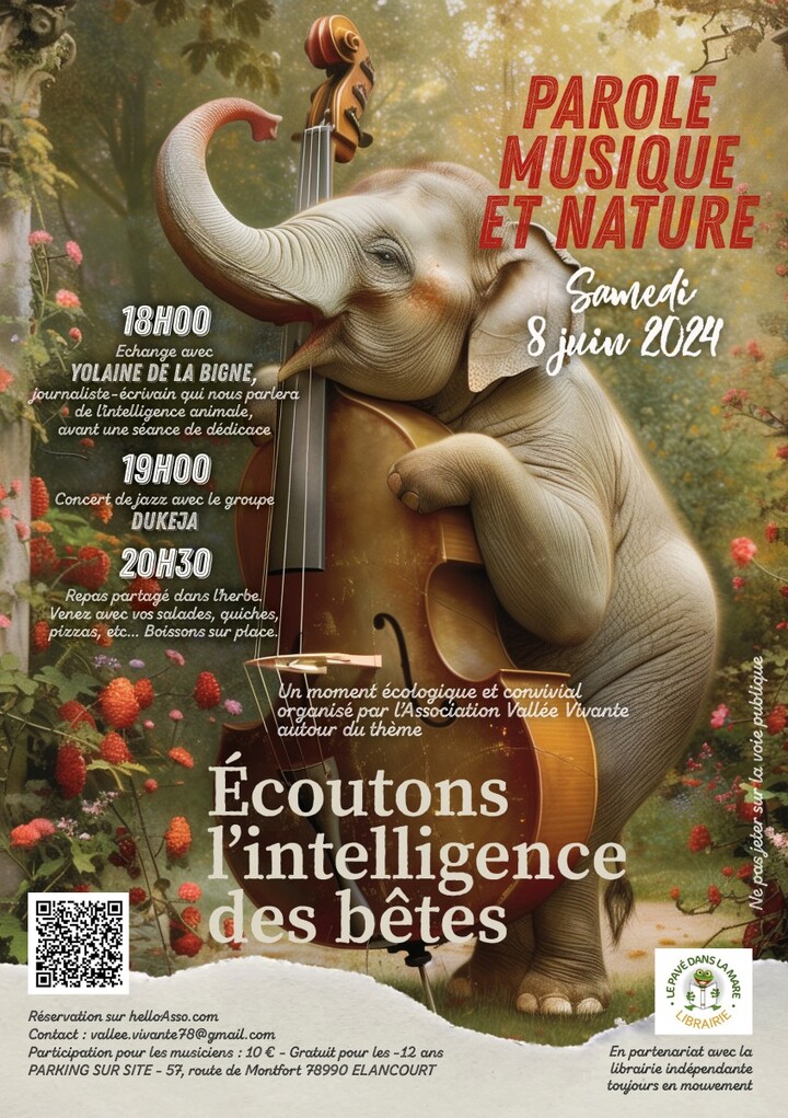 Parole, musique et nature, moment écologique et convivial à Élancourt (Yvelines)