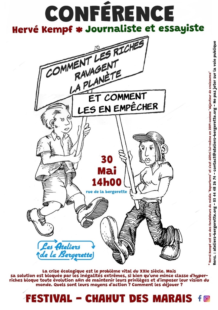 «<small class="fine d-inline"> </small>Comment les riches ravagent la planète<small class="fine d-inline"> </small>», à Beauvais (Oise)