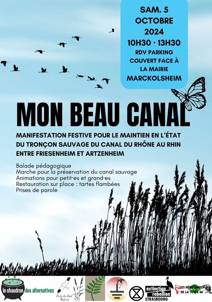Mon beau canal, manifestation festive à Marckolsheim (Bas-Rhin)