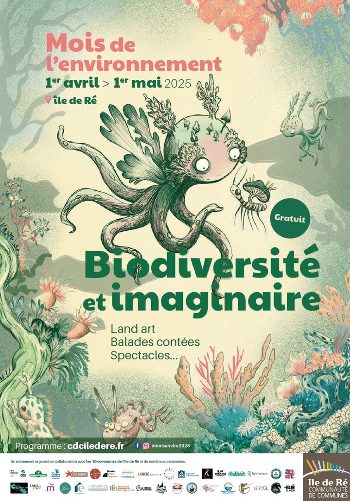 «<small class="fine d-inline"> </small>Biodiversité et imaginaire s'invitent sur l'île de Ré<small class="fine d-inline"> </small>!<small class="fine d-inline"> </small>»