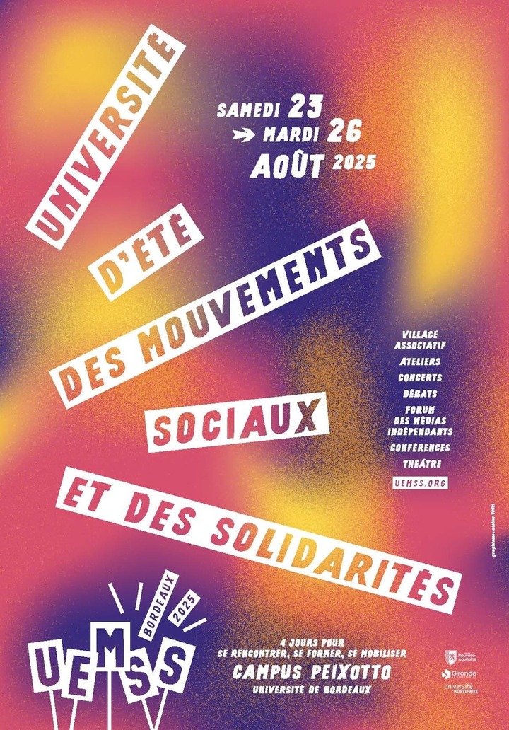 L'Université des mouvements sociaux et des solidarités, à Bordeaux 