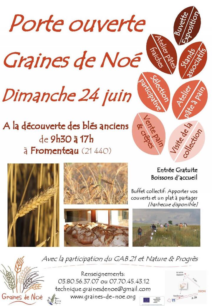 À la découverte des blés anciens, à Fromenteau (Côte-d'Or)