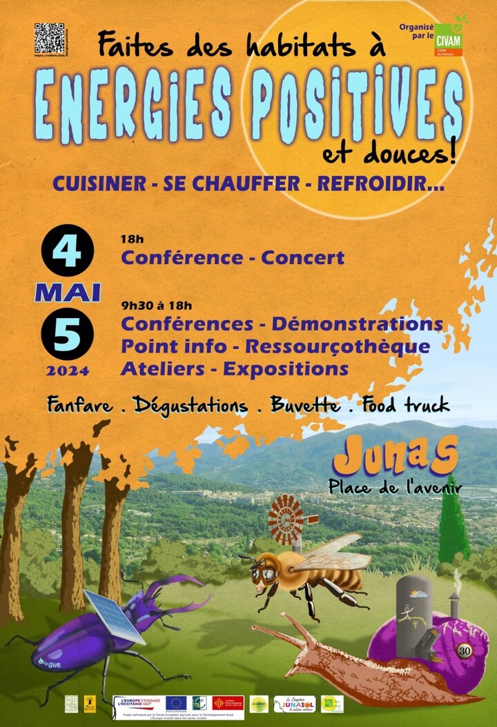Énergies positives et douces, à Junas (Gard)