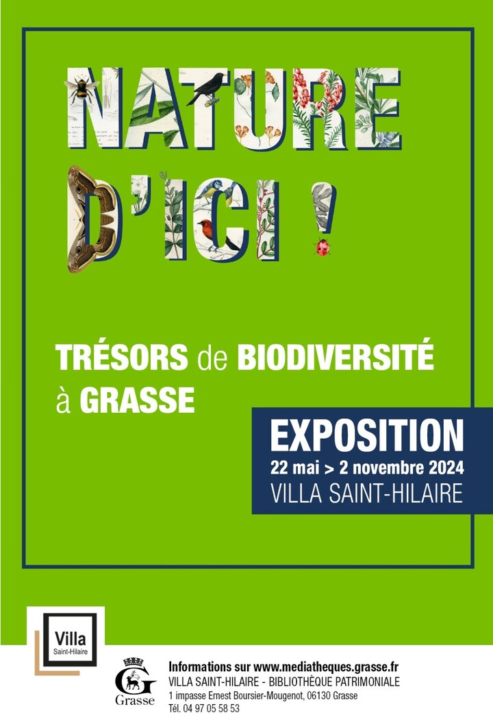 Nature d'ici<small class="fine d-inline"> </small>! Trésors de biodiversité, exposition à Grasse (Alpes-Maritimes)