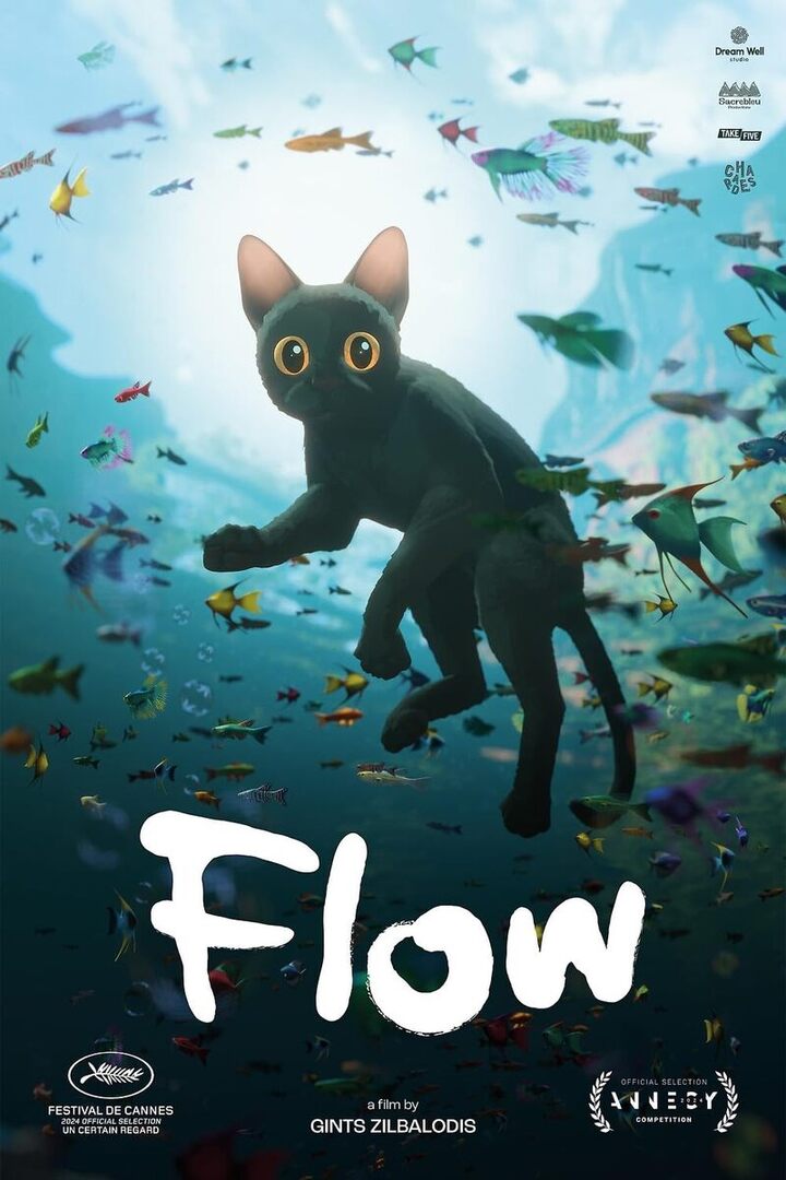 Projection du film «<small class="fine d-inline"> </small>Flow<small class="fine d-inline"> </small>», à Aubervilliers