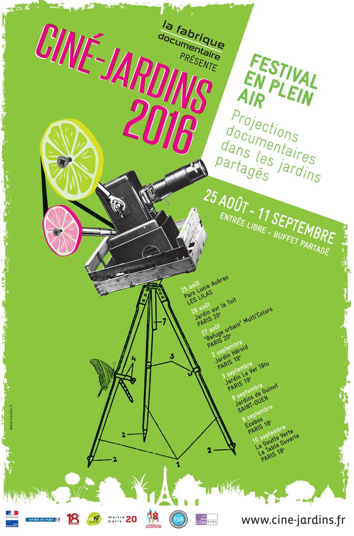 Ciné Jardins : des films dans les jardins partagés de Paris