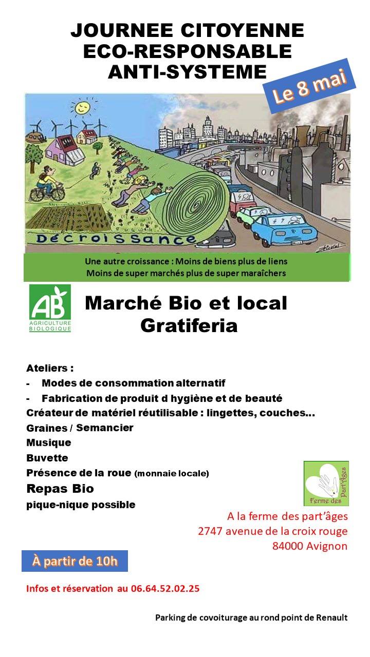 Moins de supermarché, plus de Supers Maraichers, à Avignon (Vaucluse)
