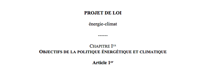 Le gouvernement recule sur les objectifs climatiques. Reporterre publie son projet de loi