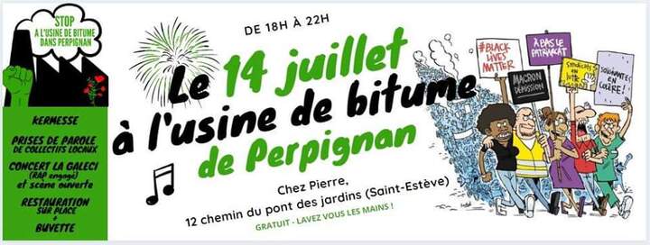 Contre le bitume dans Perpignan (Pyrénées-Orientales)