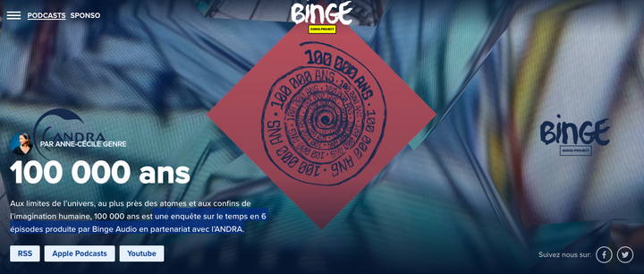 Contrefeu ou coincidence<small class="fine d-inline"> </small>? L'Andra lance un podcast du même nom que la bédé critique «<small class="fine d-inline"> </small>Cent mille ans<small class="fine d-inline"> </small>»
