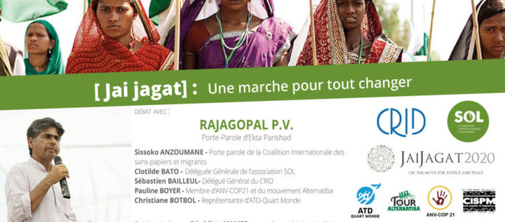 Jai Jagat : une marche pour tout changer - avec Rajagopal, à Paris