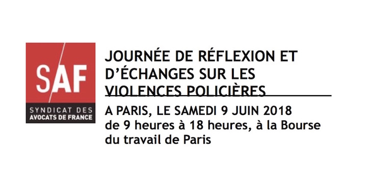 Journée d'échanges sur les violences policières, à Paris