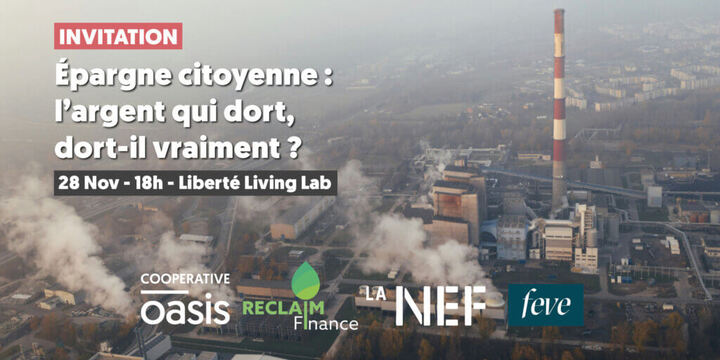 Épargne citoyenne : l'argent qui dort, dort-il vraiment<small class="fine d-inline"> </small>? conférence à Paris